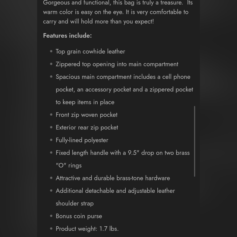 Amerileather Woven Patchwork Large Brown All Leat… - image 2